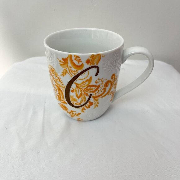 Ava Letter‎ "C" Monogram Initial Mug Pier 1 Imports - Picture 1 of 5